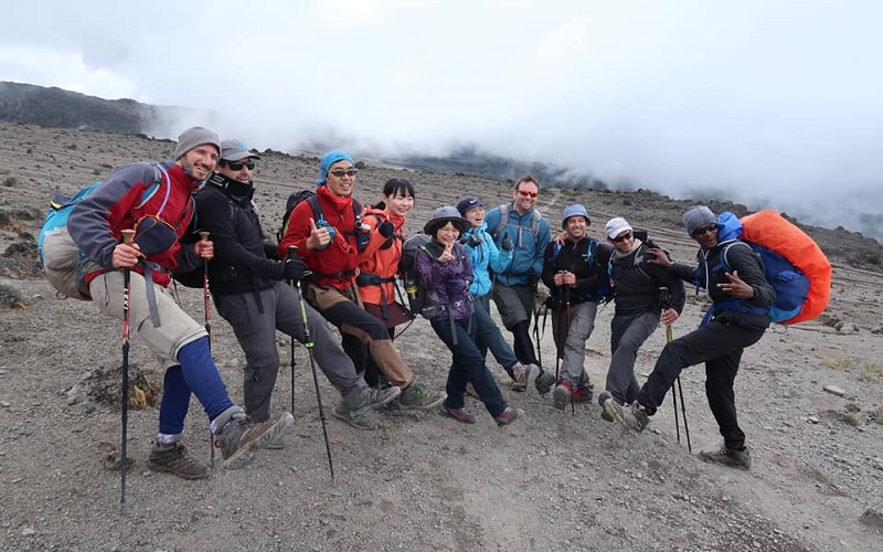 9 Days Kilimanjaro Northern Circuit route climbing tour 