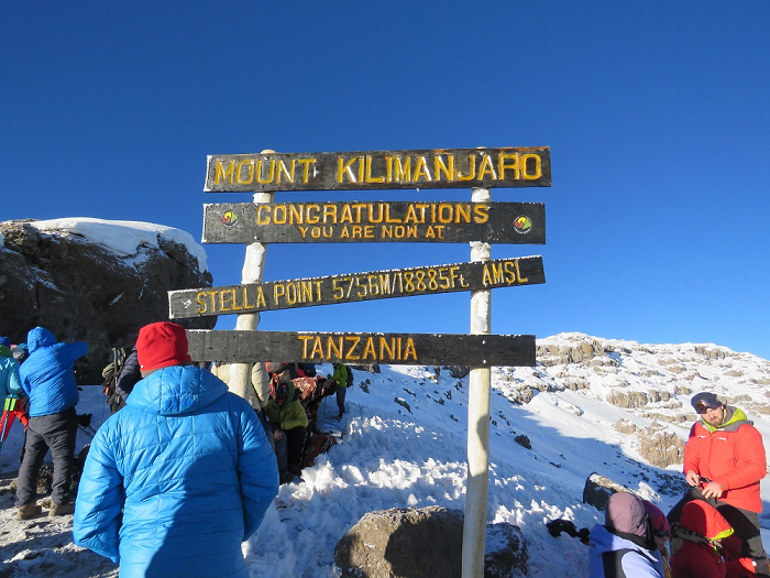 Kilimanjaro climbing packages up to the summit